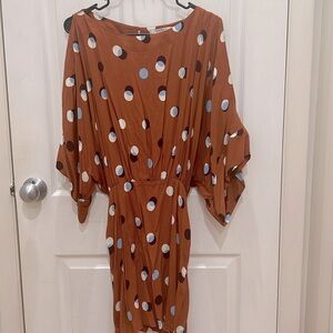 FOREVER21 SHORT POLKA DRESS